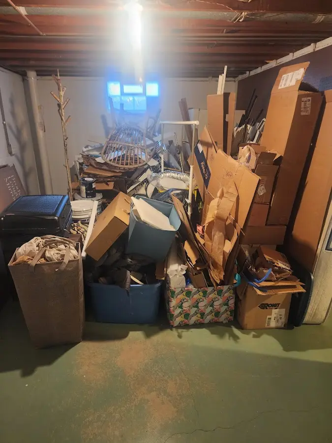 Roll-off dumpster container at job site for Yard Waste Dumpster Rental in Valinda